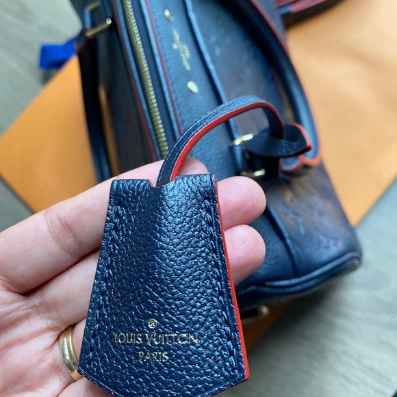 LV Speedy 25 Empreinte Marine Rouge - Picture 7 of 15